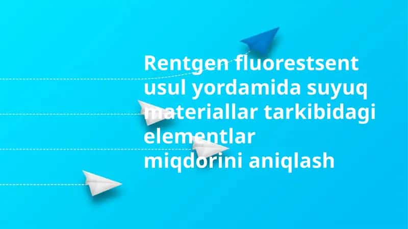 Rentgen-flyuorestsent usuli