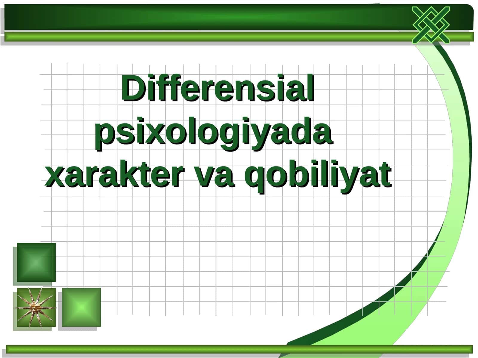 Differensial psixologiyadaxarakter va qobiliyat