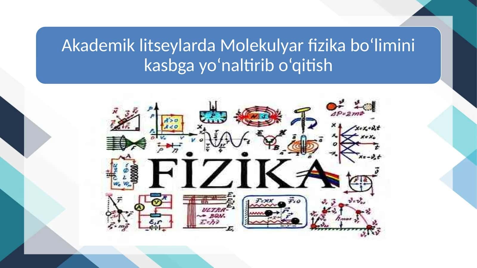 Akademik litseylarda Molekulyar fizika bo‘limini kasbga yo‘naltirib o‘qitish