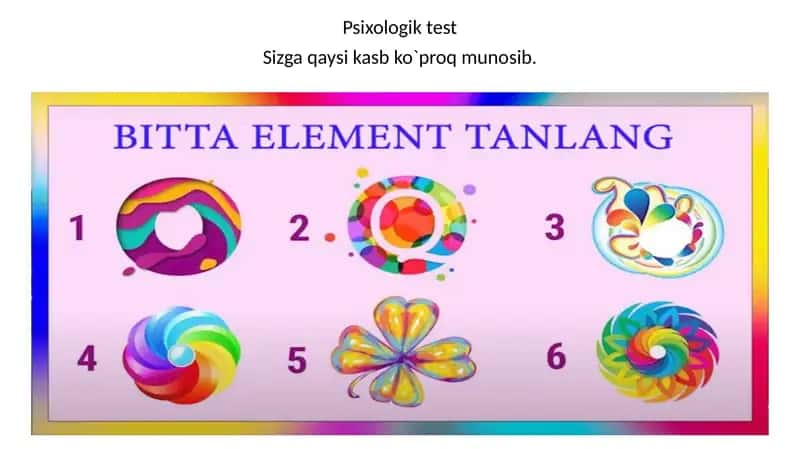 Psixalogik test