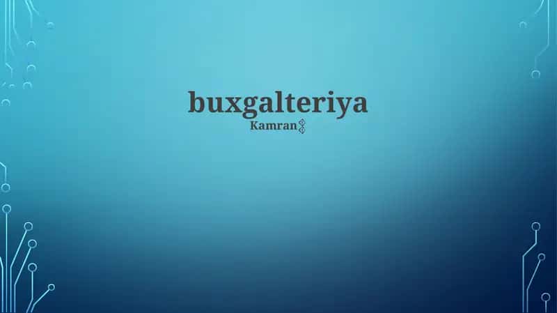 Moliyaviy Hisobotlar
