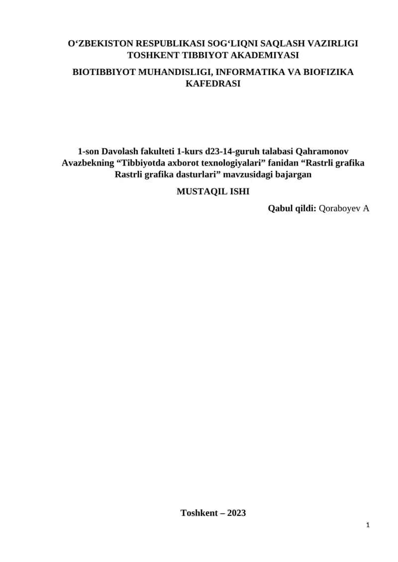 Rastrli grafika dasturlari