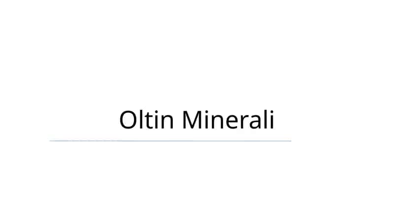 Oltin Minerali