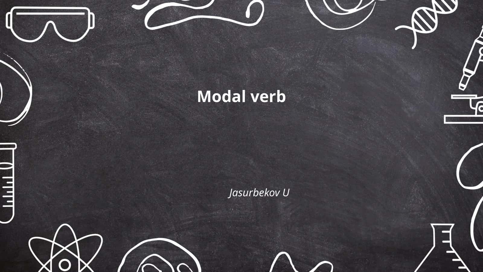 Modal verb