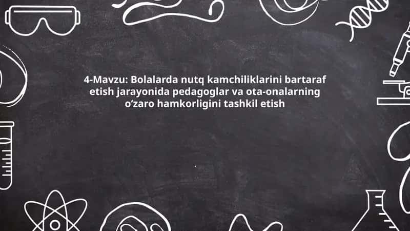Bolalar Nutq Kamchiliklarini Bartaraf Etish