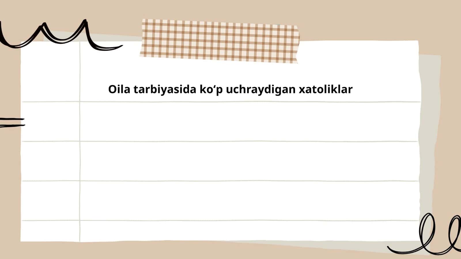 Oila tarbiyasida koʻp uchraydigan xatoliklar
