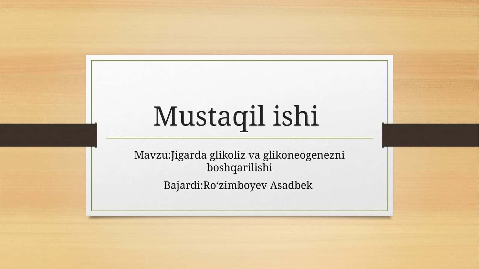 Jigardaglikolizvaglikoneogenezniboshqarilishi