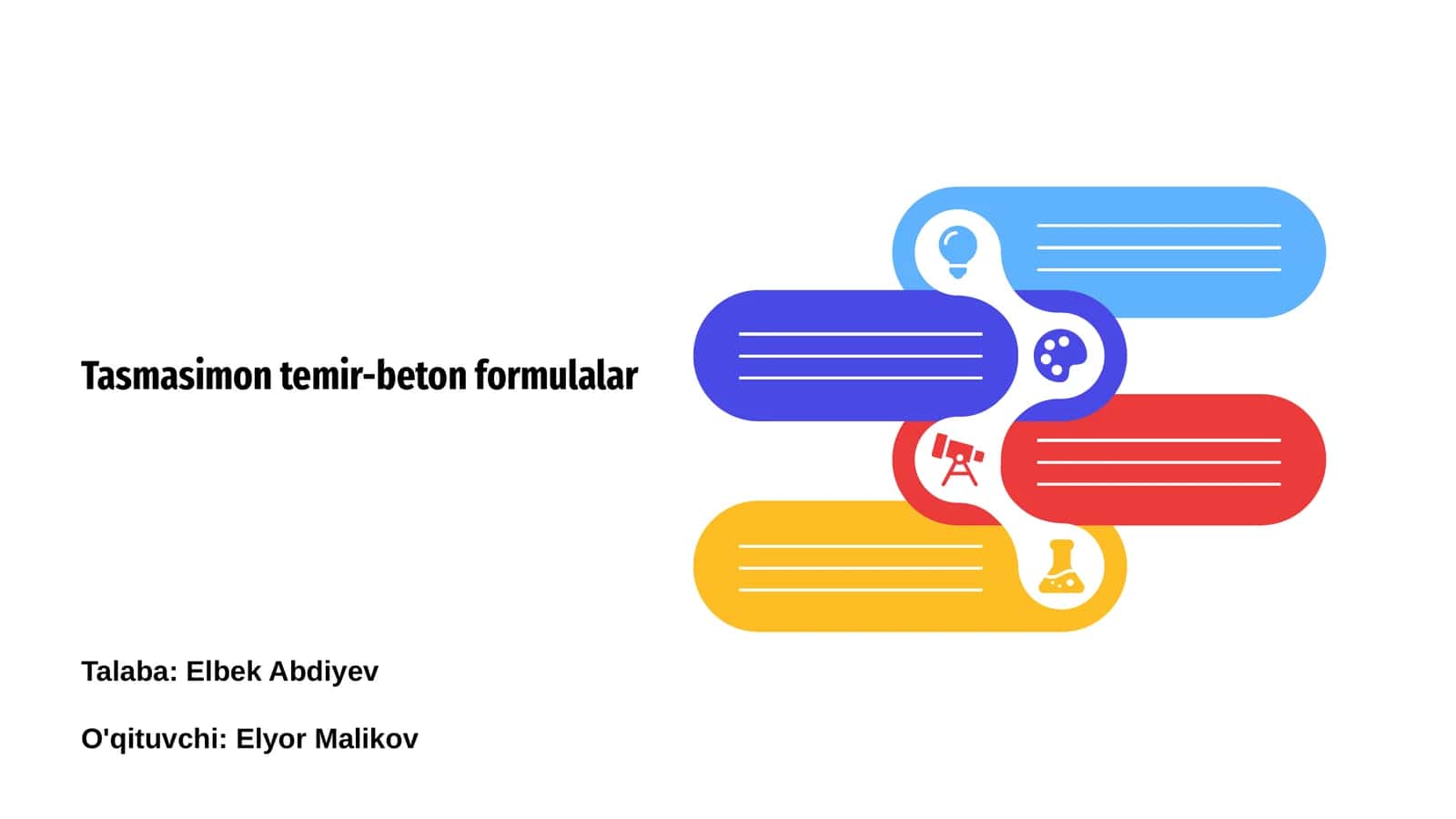 Tasmasimon temir-beton formulalar