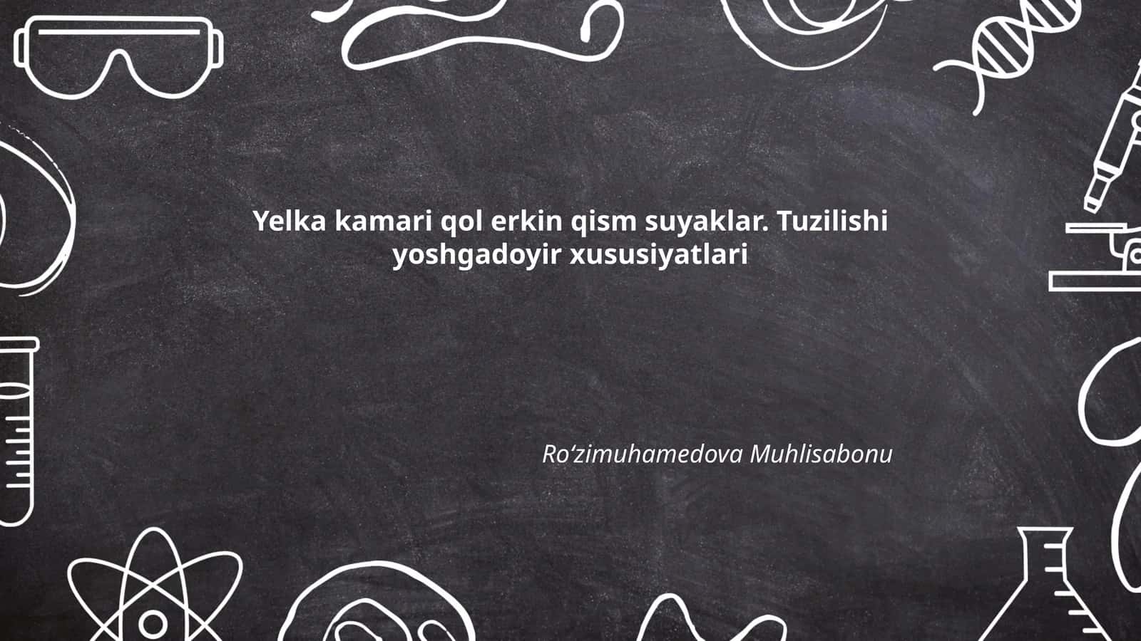 Yelka kamari tuzilishi