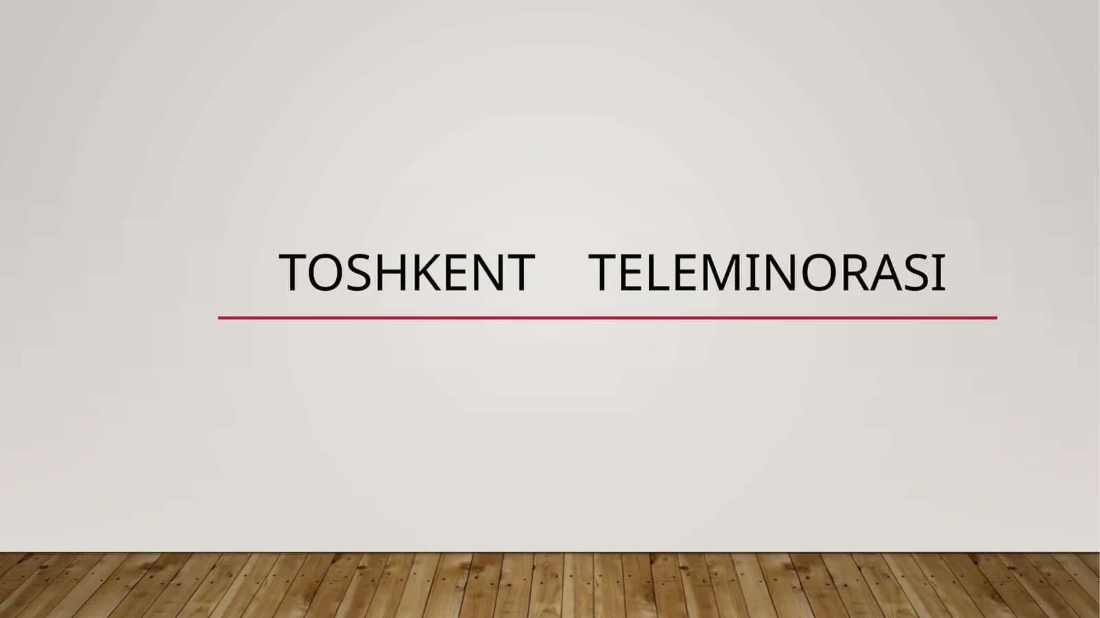 Toshkent teleminorasi