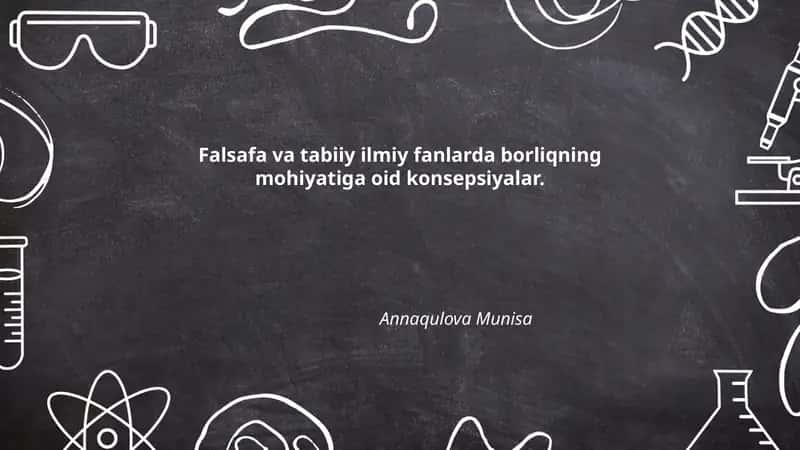 Borliqning ontologik ta'rifi