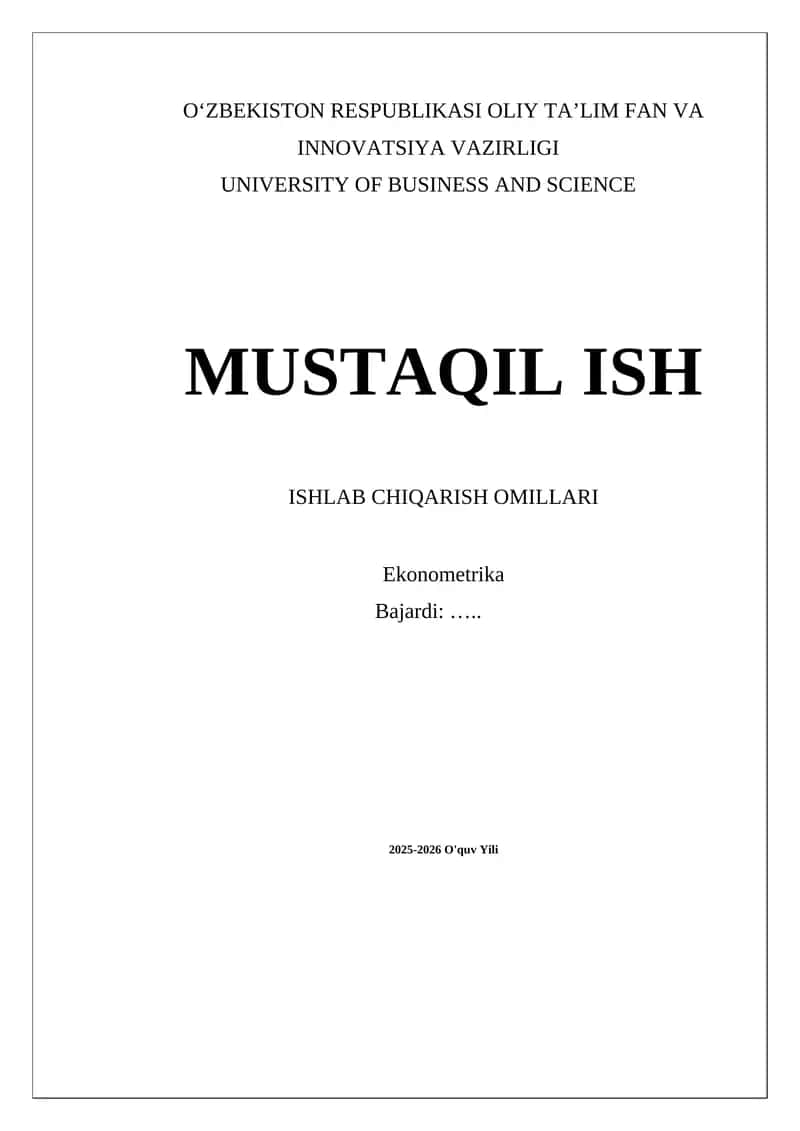 Ishlab chiqarish omillari