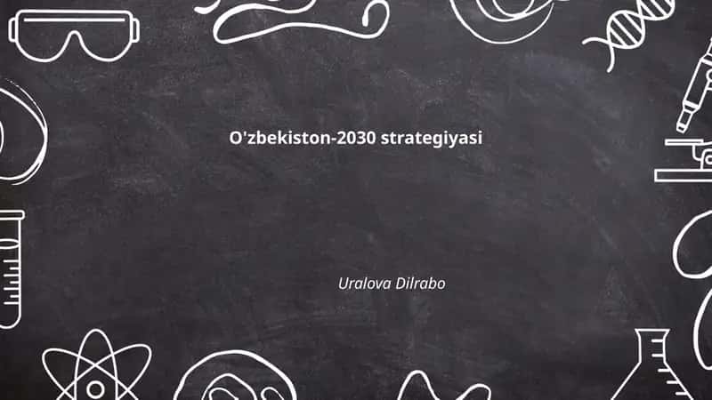 O'zbekiston-2030 strategiyasi