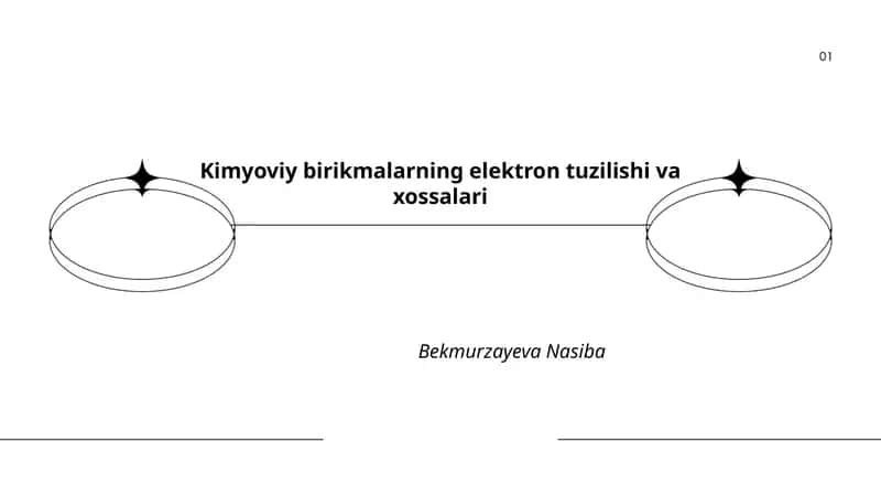 Kimyoviy birikmalarning elektron tuzilishi va xossalari