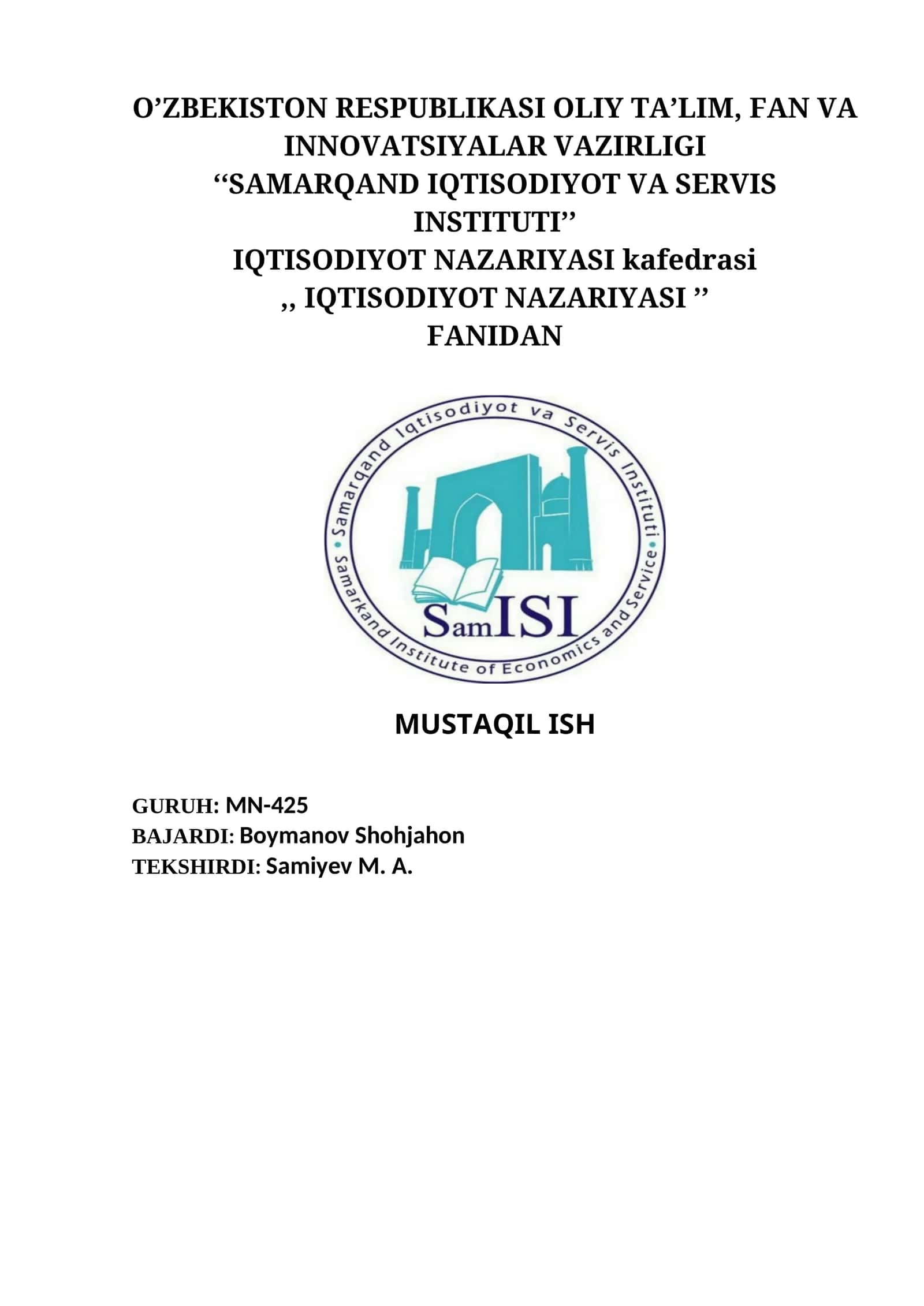 Iqtisodiy sikl va uning fazalari. Iqtisodiy sikl nazariyalari. Agrar inqirozlar va ularning xususiyatlari