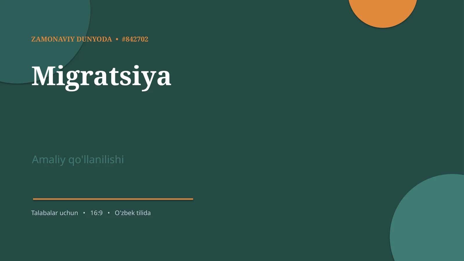 Migratsiya