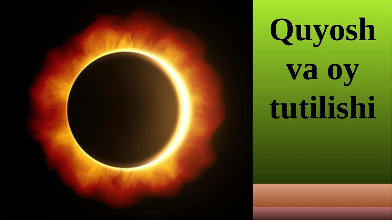 Quyosh va oy tutilishi