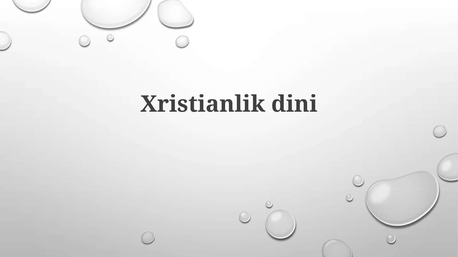 Xristianlikdini