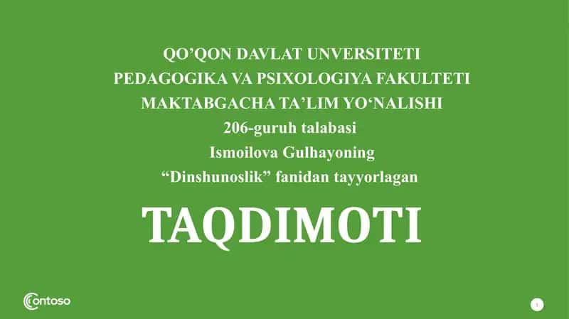 Diniy ekstremizim va terrorizmning mohiyati