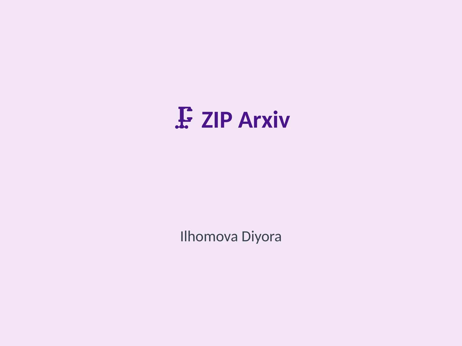 ZIP Arxiv