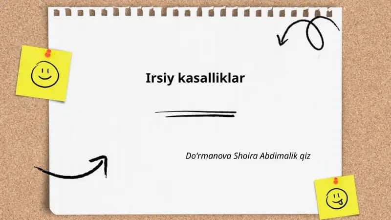 Irsiy kasalliklar