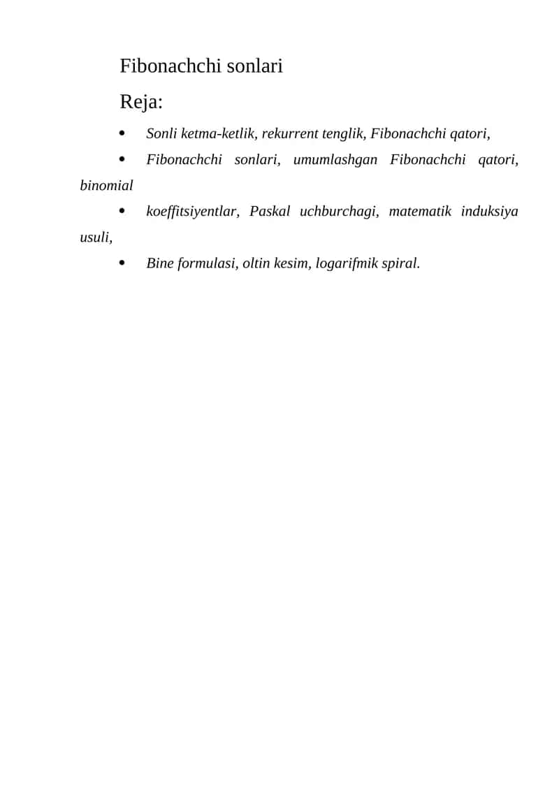 Fibonachchi sonlari