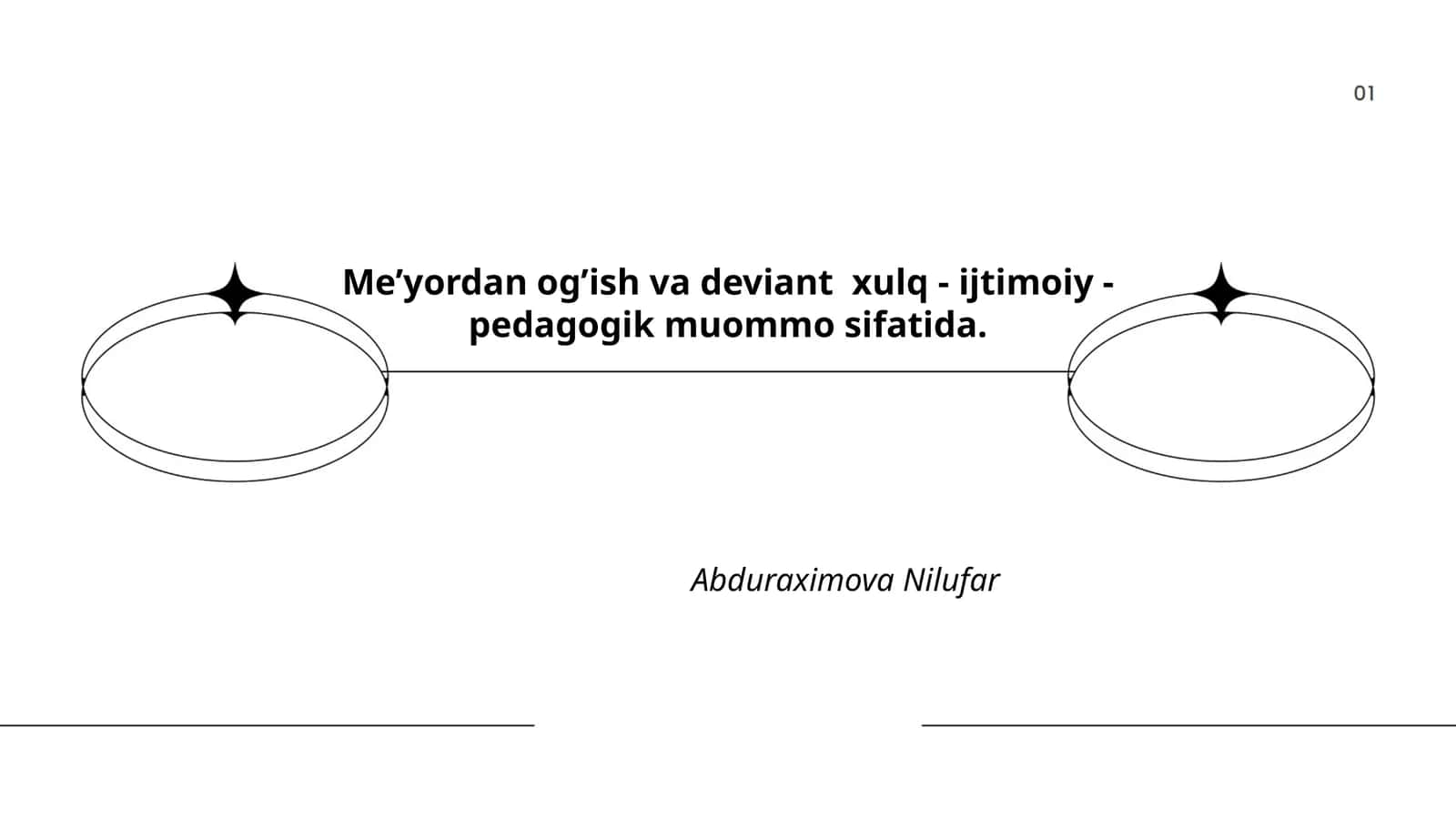 Me’yordan og’ish va deviant xulq