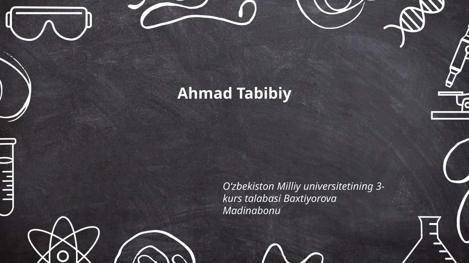 Ahmad Tabibiy