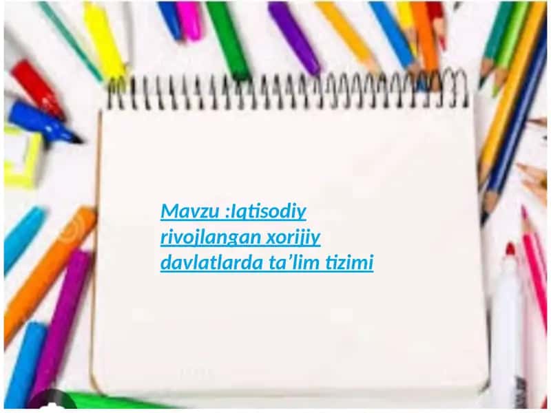 Fransiya ta’lim tizimi