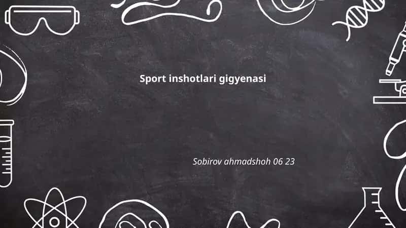 Sport inshotlari gigyenasi