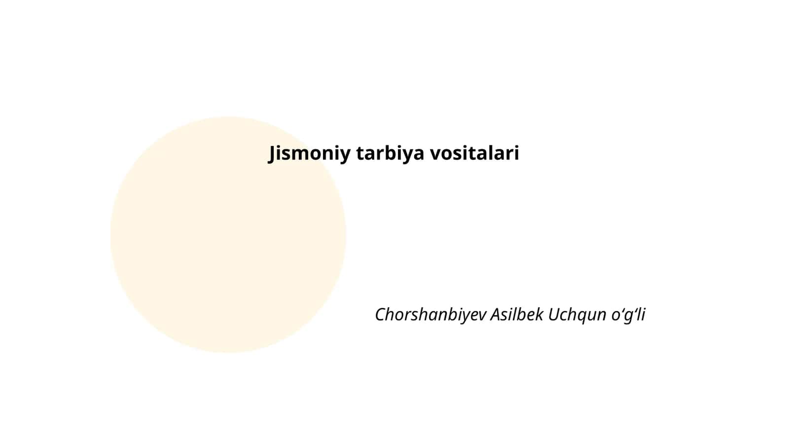 Jismoniy tarbiya vositalari