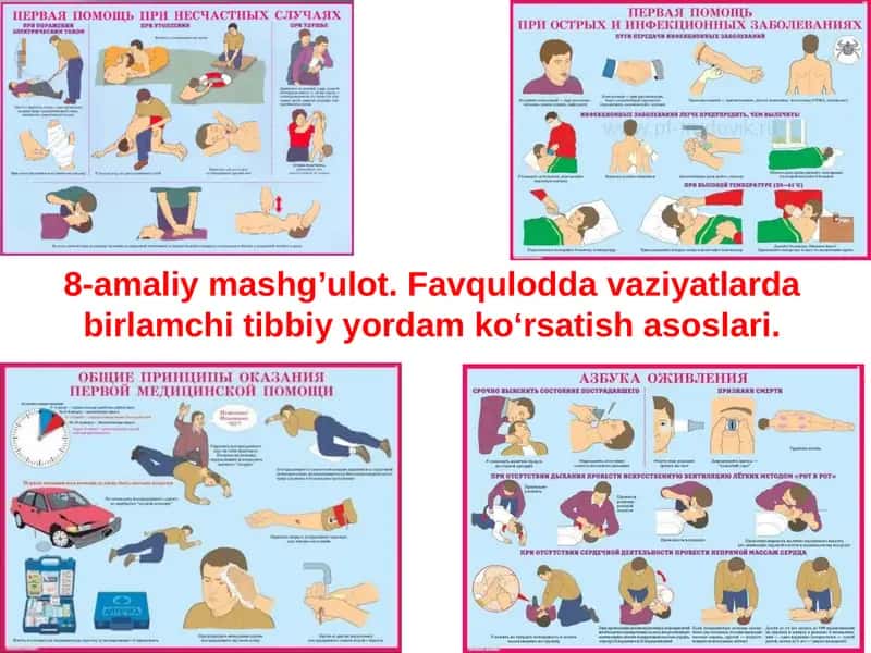 Favqulodda vaziyatlar davrasi birlamchi tibbiy yordam ko'rsatish asoslari