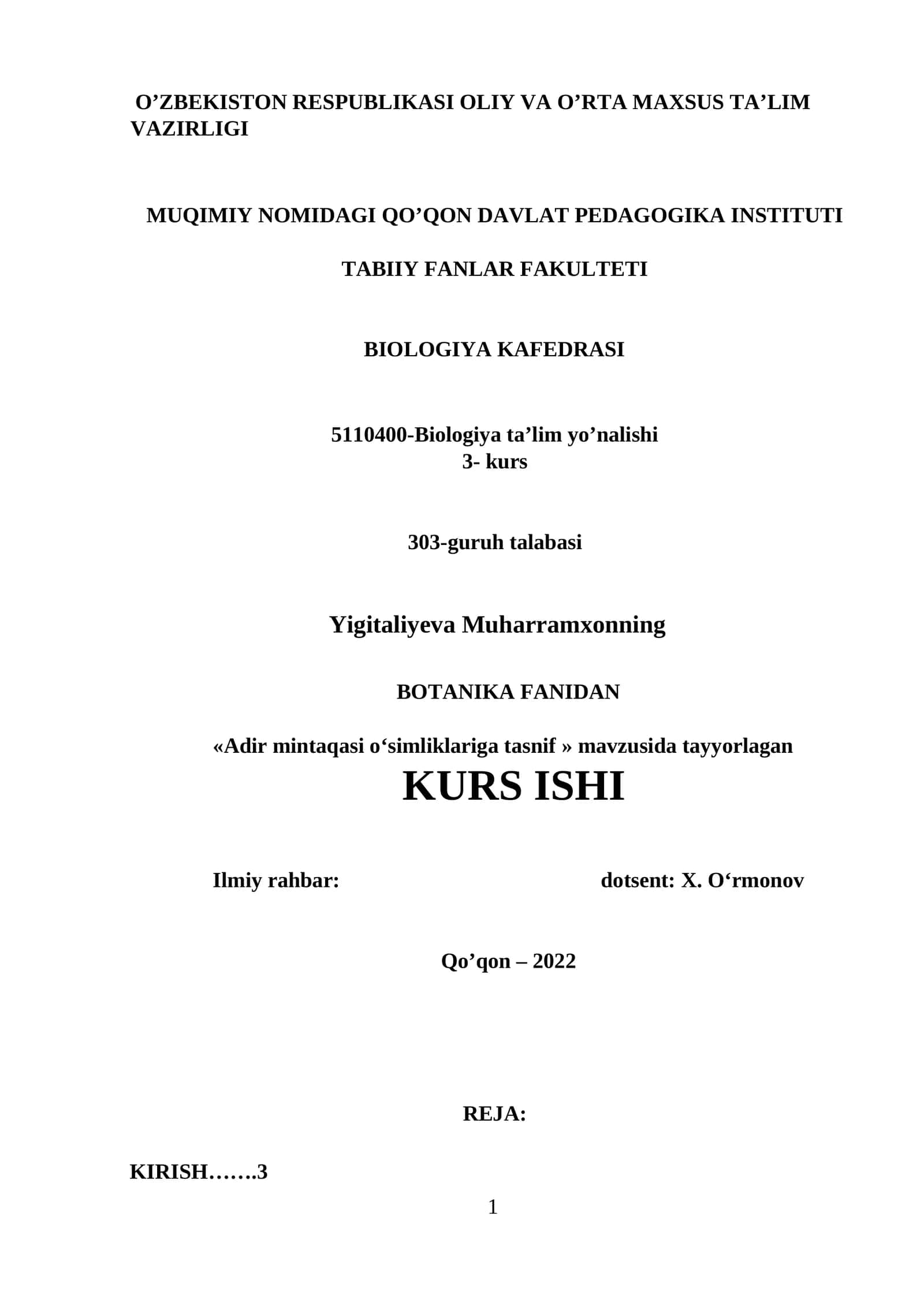 Adir mintaqasi oʻsimliklariga tasnif