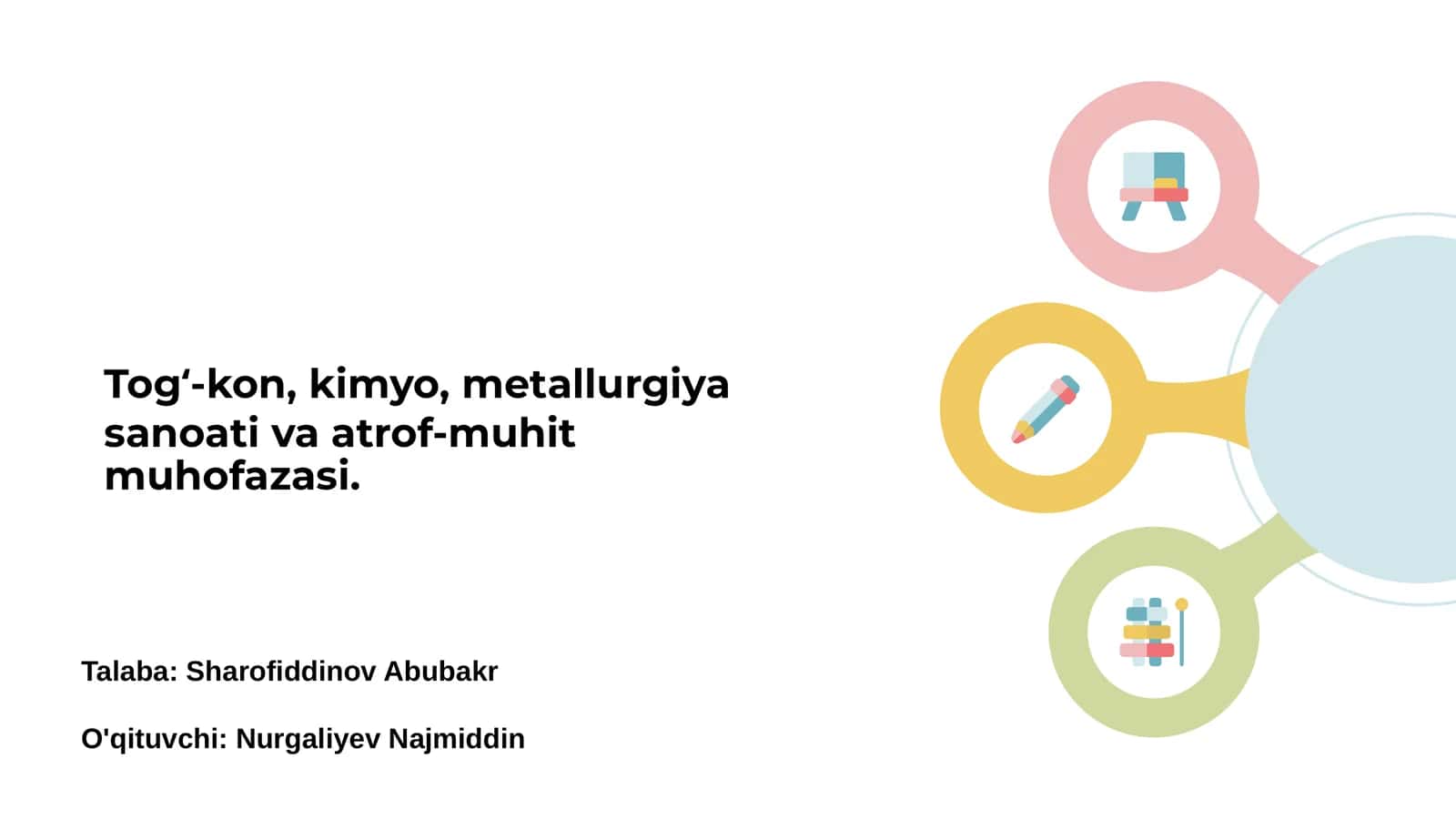 Tog‘-kon sanoatining asosiy xususiyatlari