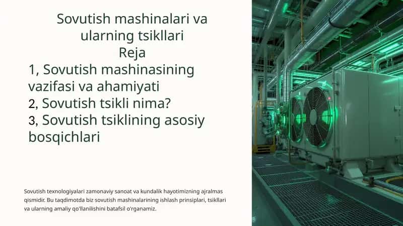 Sovutish mashinalari