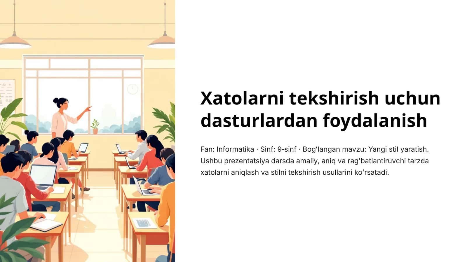 Yana yangiliklar mavzusi