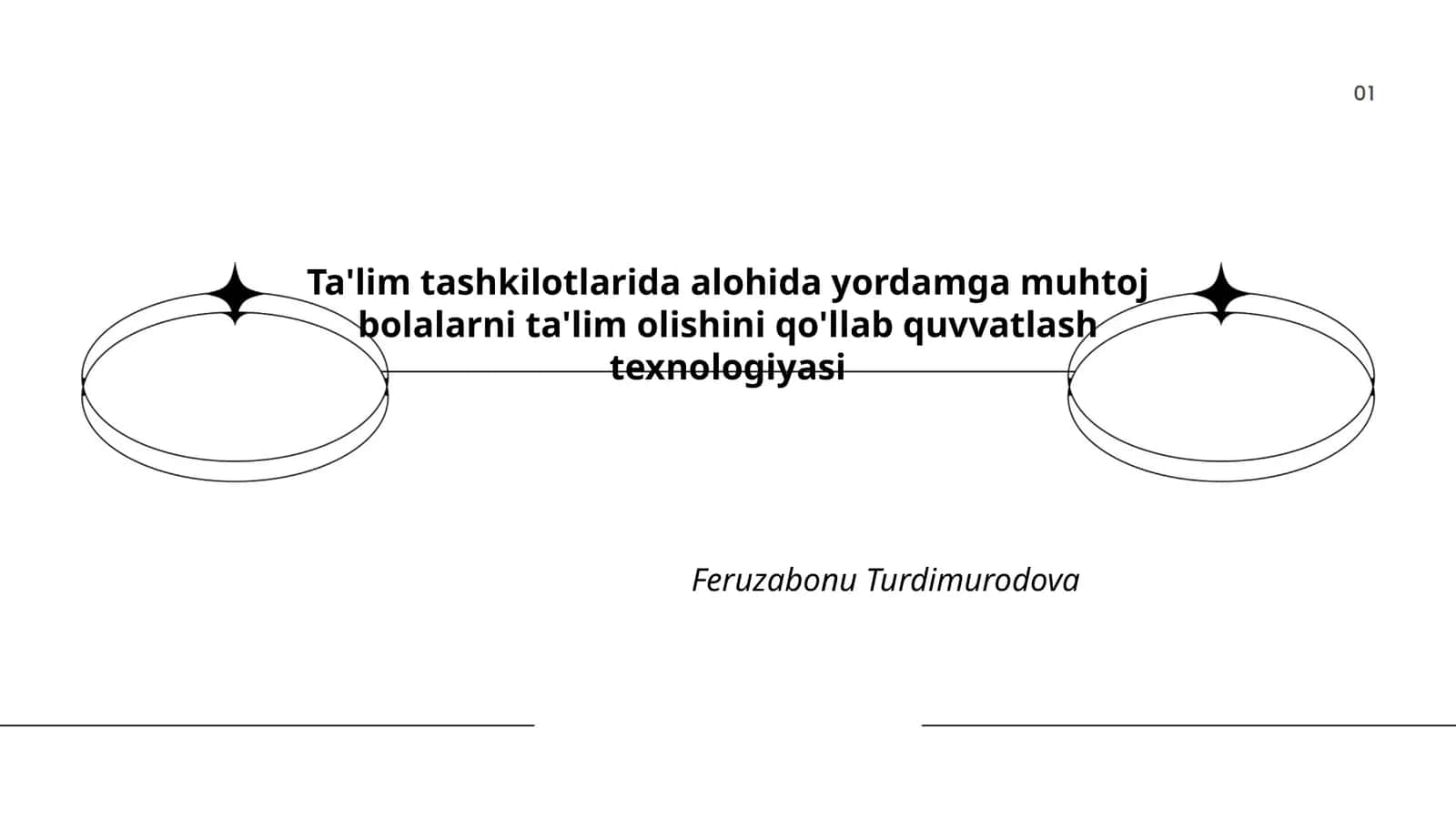 Alohida yordamga muhtoj bolalarni ta'lim olishini qo'llab quvvatlash texnologiyasi