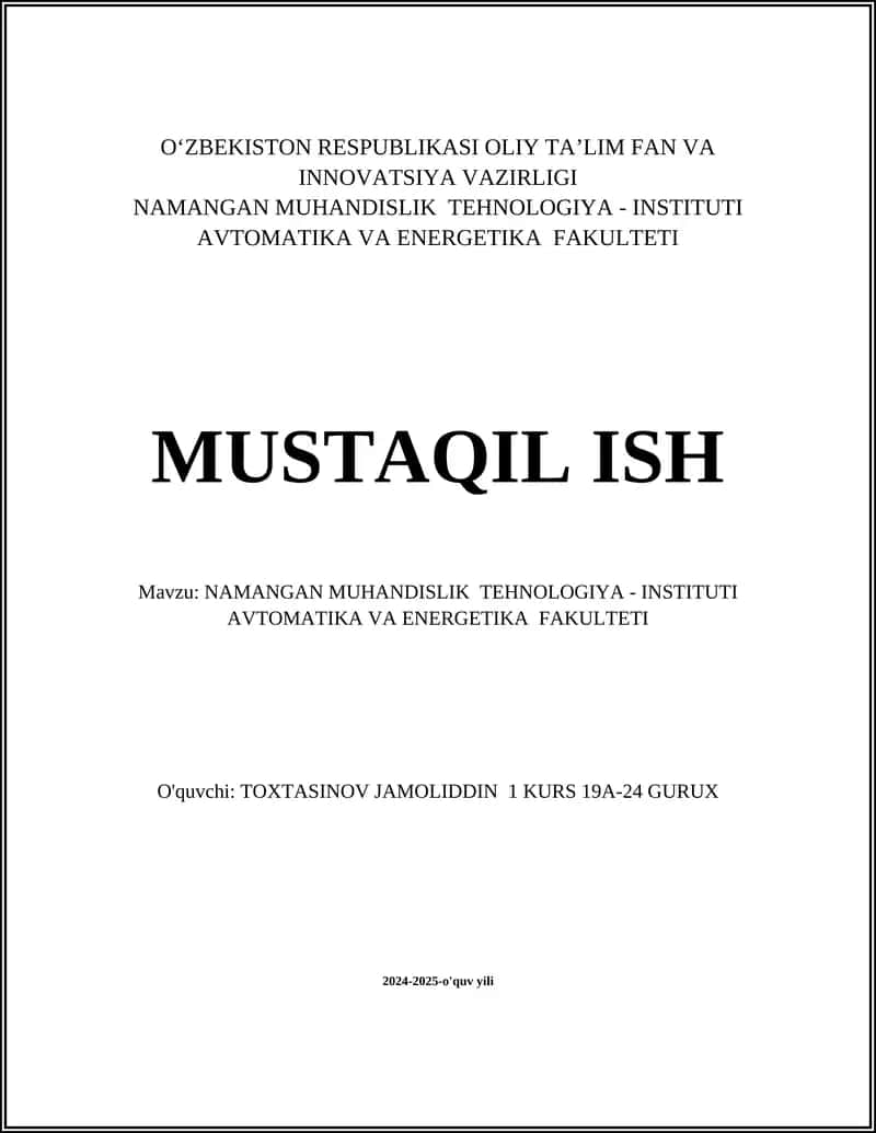 Avtomatika tizimlari nazariyasi