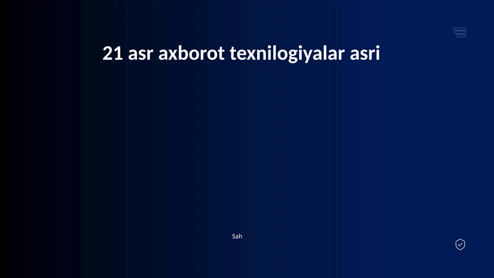 21 asr axborot texnilogiyalar asri