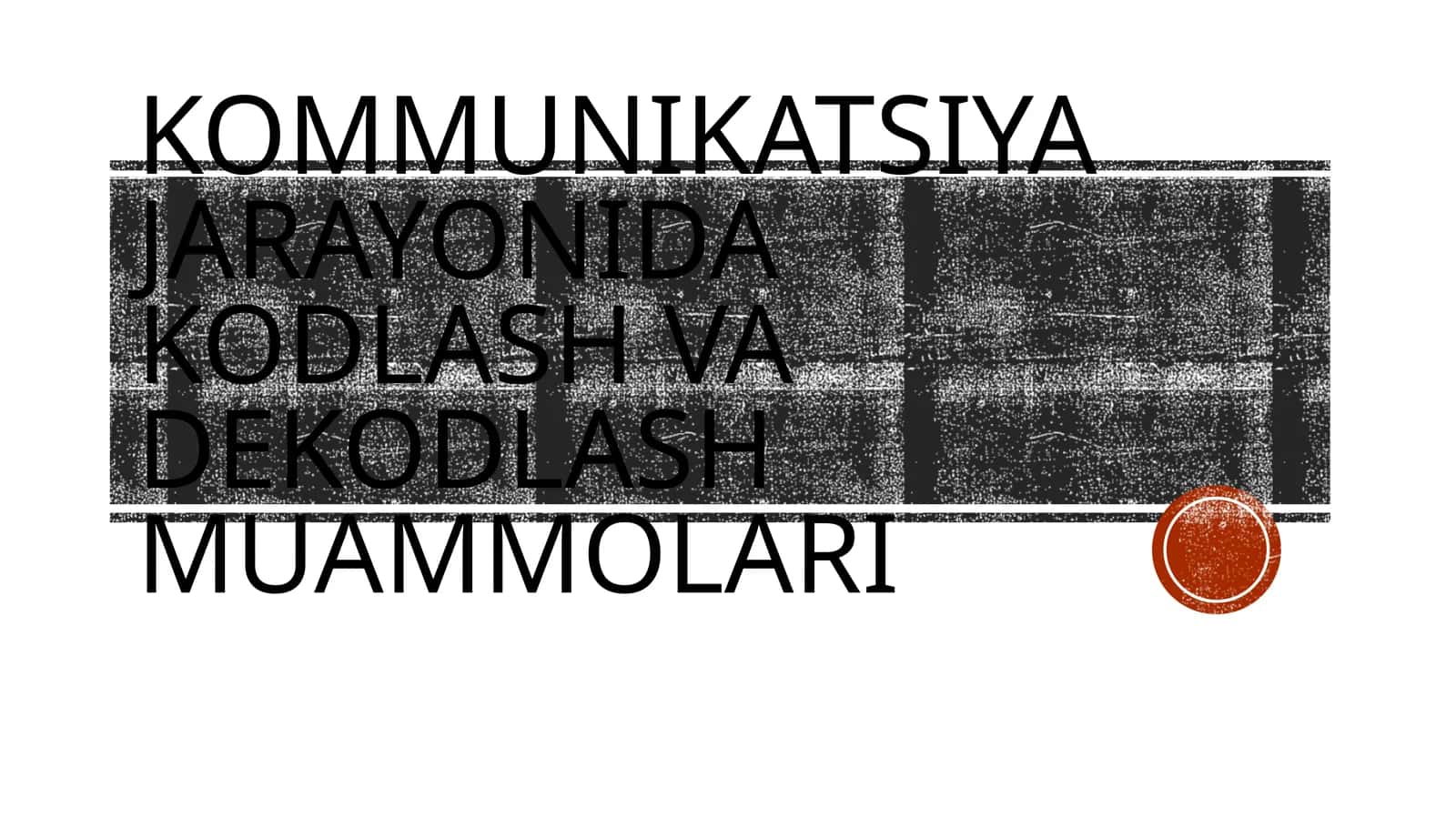 Kommunikatsiya modeli