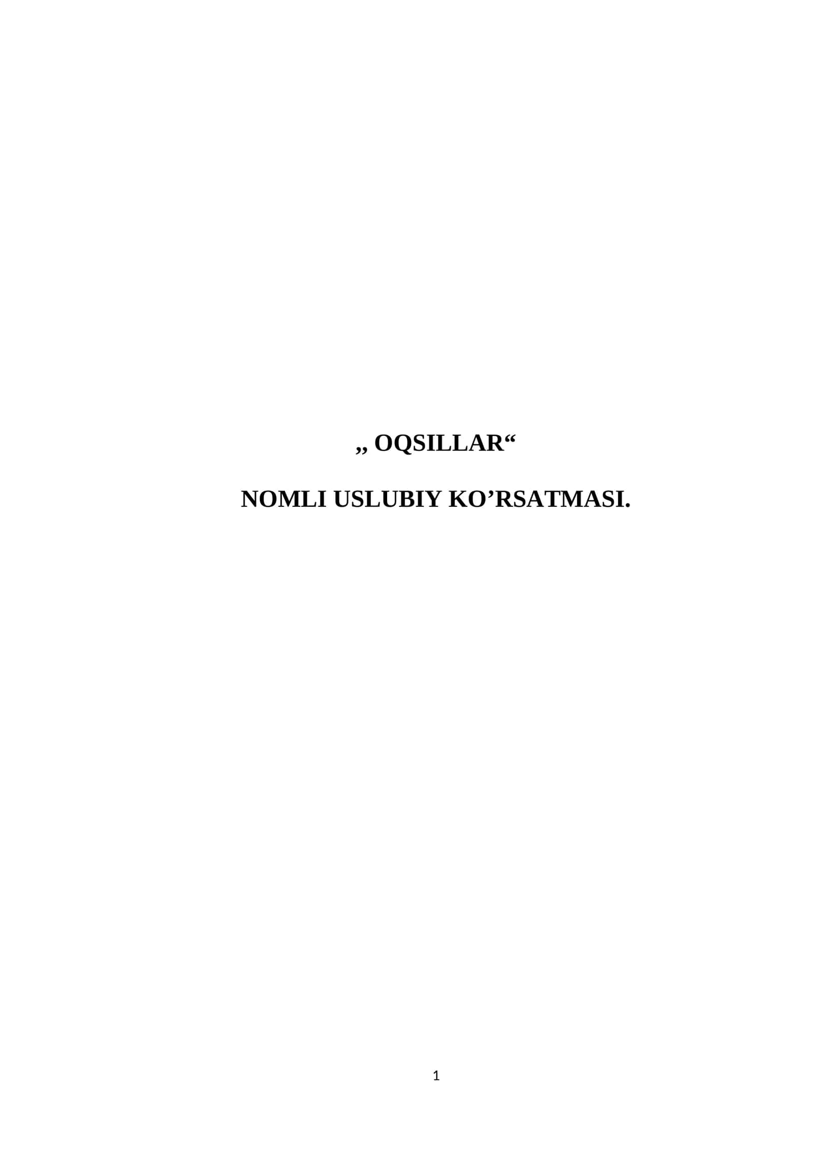 Oqsillar