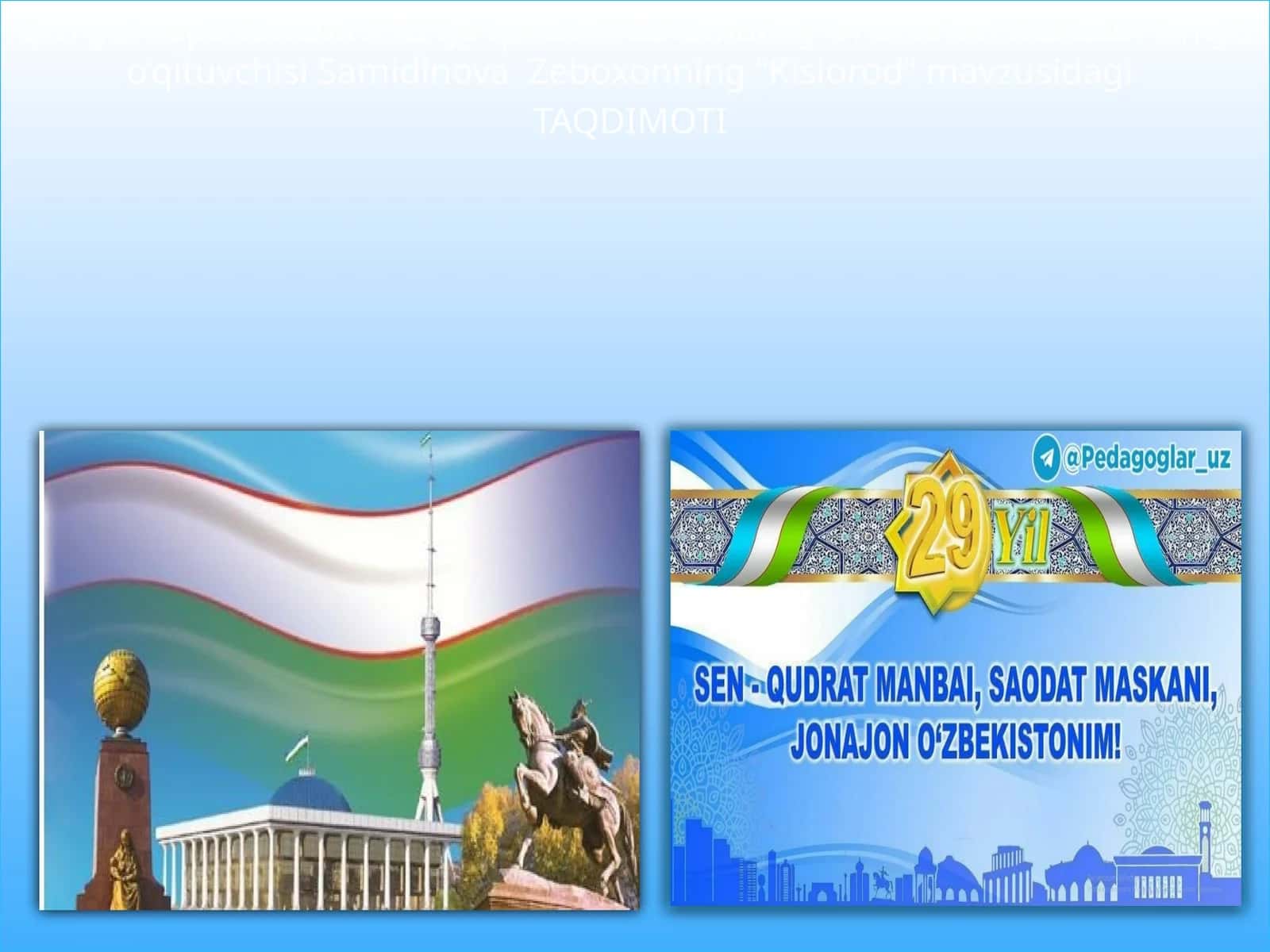 Kislorod Taqdimoti