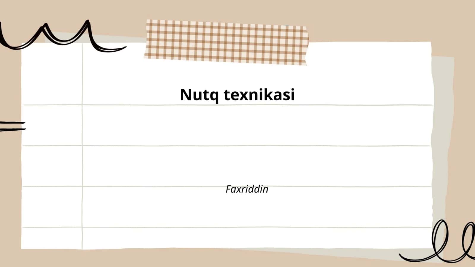 Nutq texnikasi