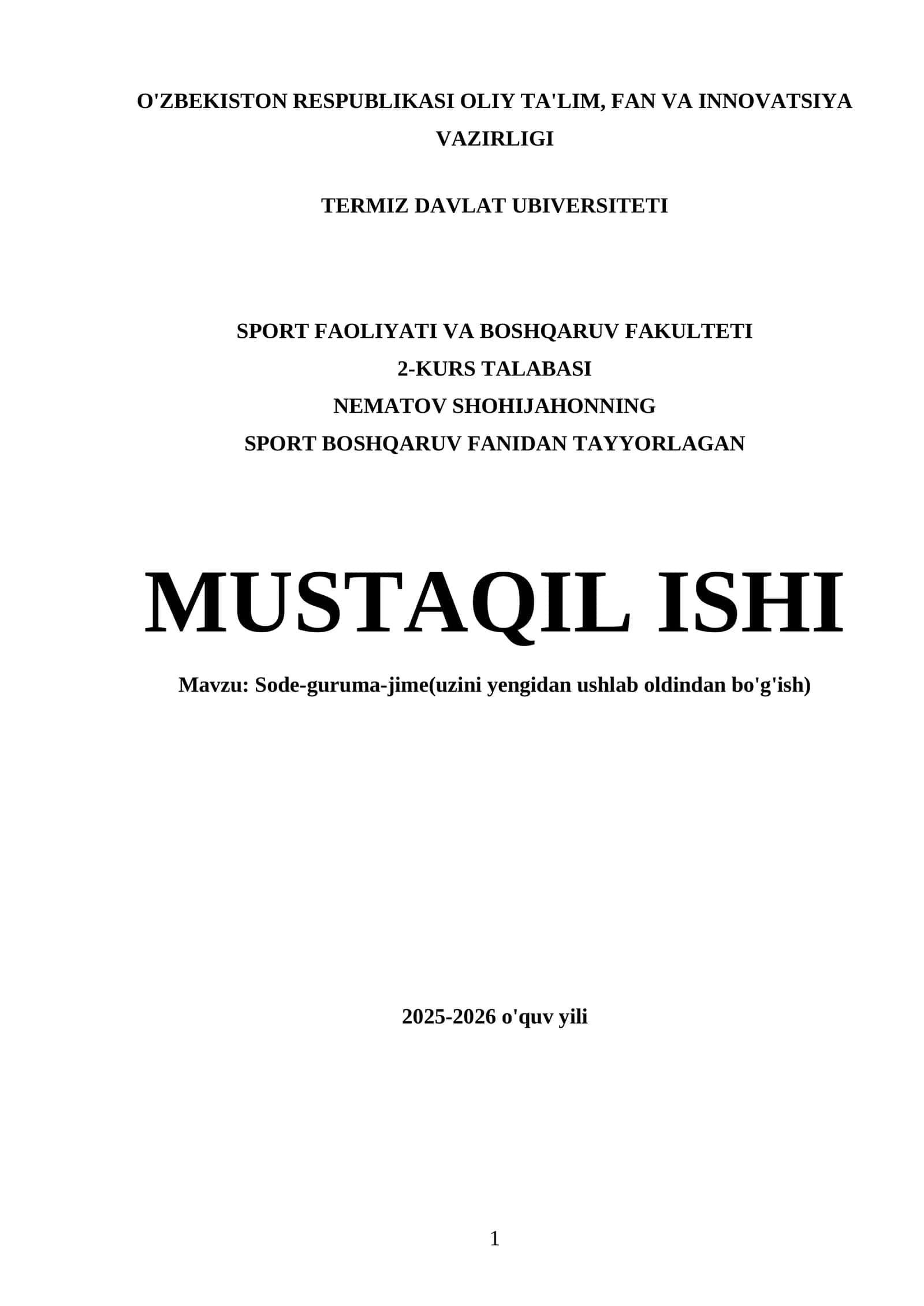 Sode-guruma-jime(uzini yengidan ushlab oldindan bo'g'ish)