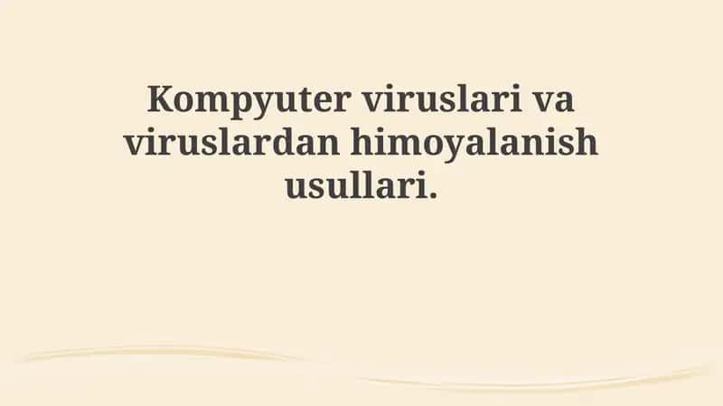 Kompyuter viruslari