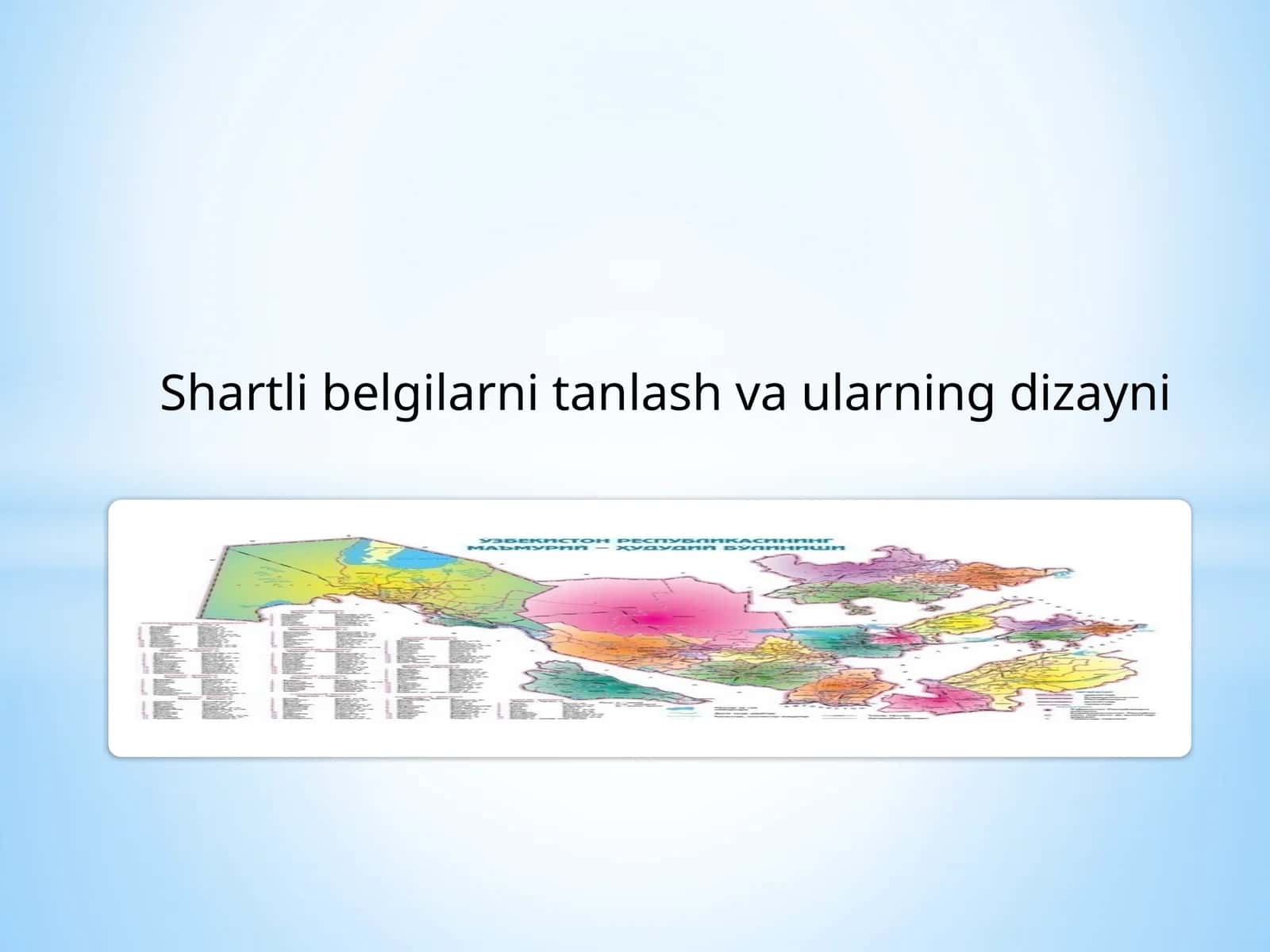 Shartlibelgilarnitanlash vaularning dizayni