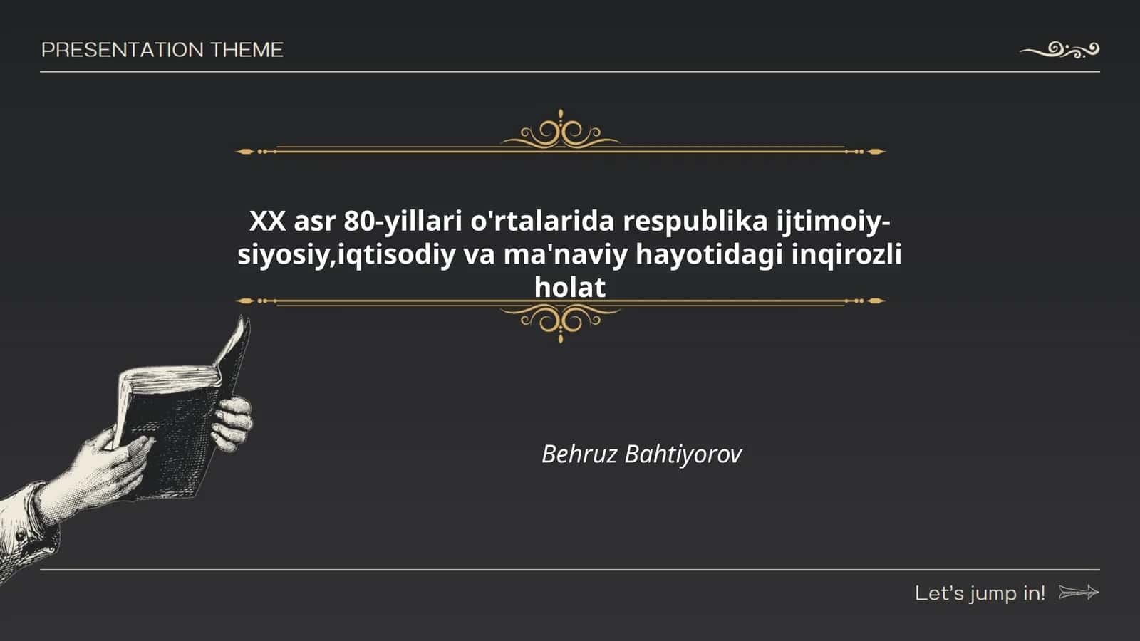 XX asr 80-yillari o'rtalarida respublika ijtimoiy-siyosiy,iqtisodiy va ma'naviy hayotidagi inqirozli holat
