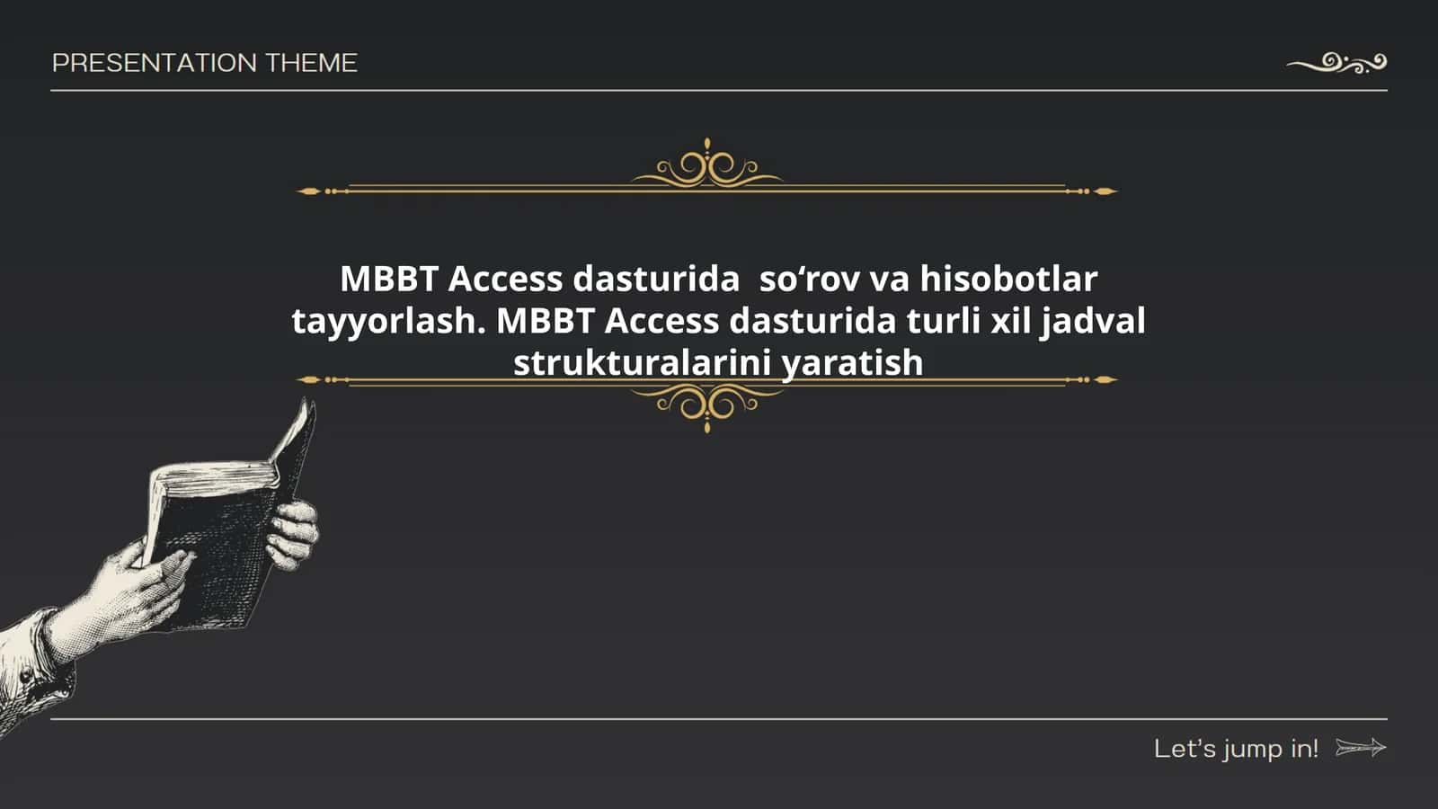 MBBT Access dasturi