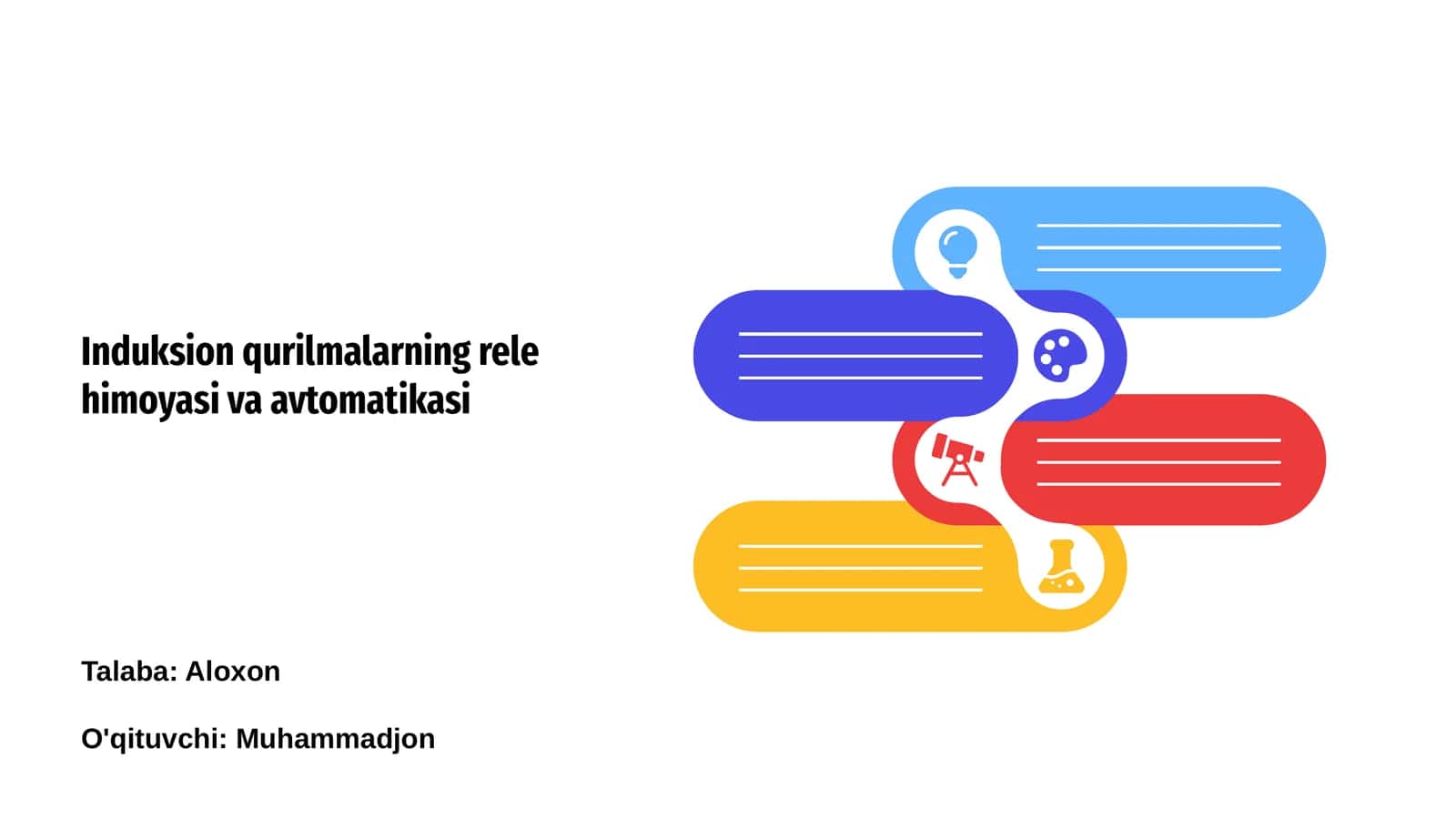 Induksion qurilmalarning rele himoyasi va avtomatikasi