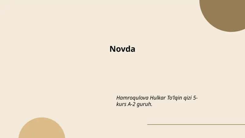 Novda